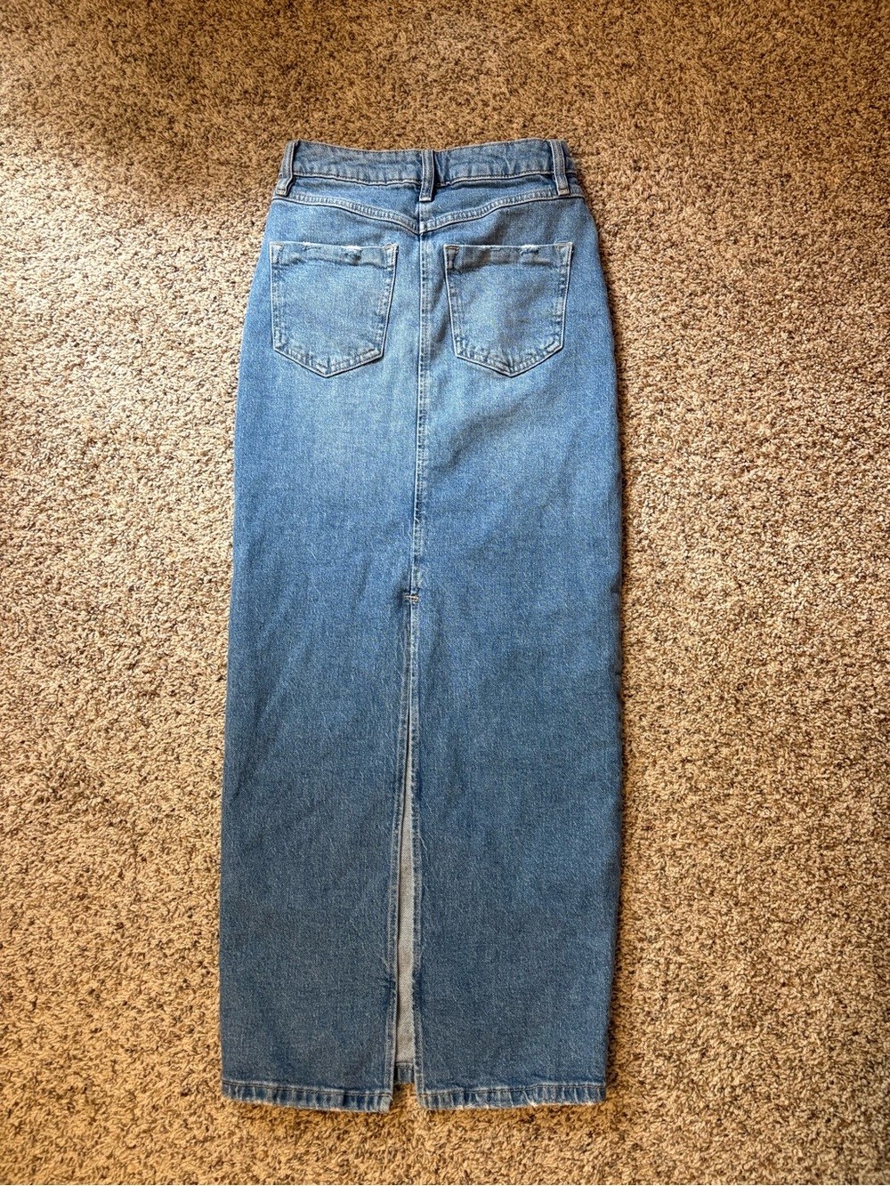 Forever 21 Light Blue Denim Maxi Skirt - Picture 2 of 3